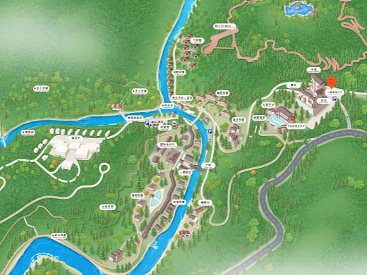 耒阳结合景区手绘地图智慧导览和720全景技术，可以让景区更加“动”起来，为游客提供更加身临其境的导览体验。